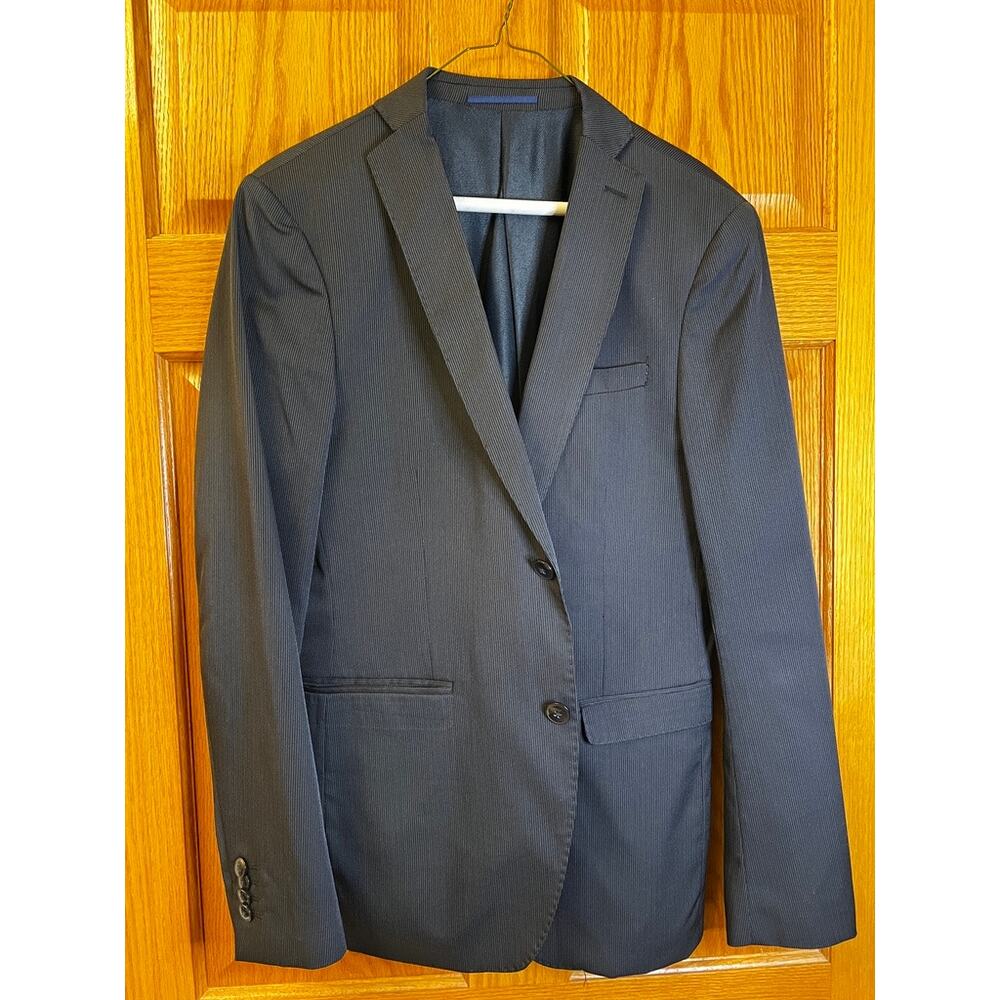 Zara Navy Blazer with Striped Pattern EU 38/US 40